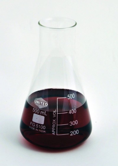 Erlenmeyer Flask, Wide Mouth, Borosilicate Glass